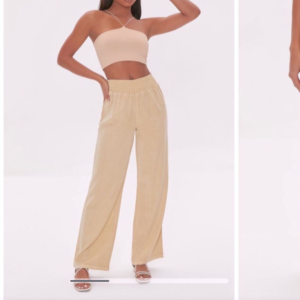 Forever 21 NWT khaki wide leg pants